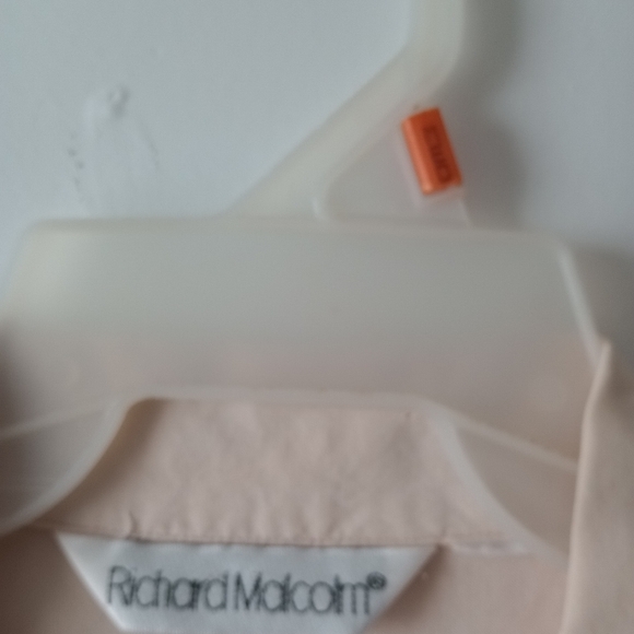 Richard Malcolm Men's Button Down Shirt Casual Cream Size Medium (Mgs002) - Picture 2 of 3